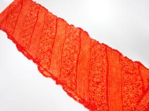 正絹　振袖用　絞り　帯揚げ